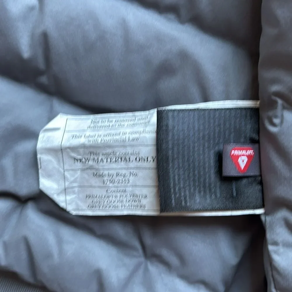 Lululemon Men’s Goose Down Insulated Primaloft Intermission Bomber Jacket Gray